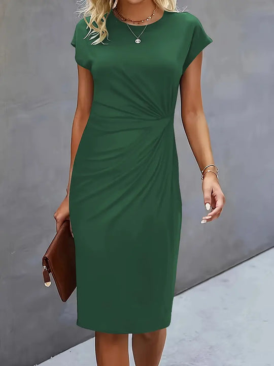 Katrien - Flatterende Midi Jurk