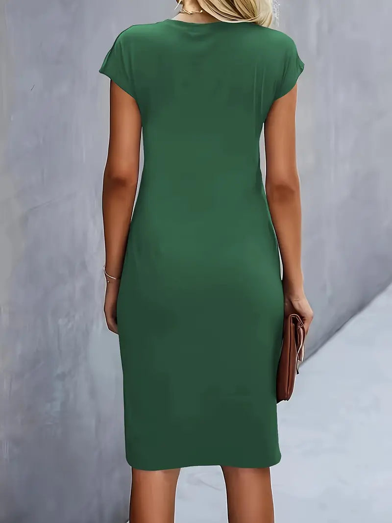 Katrien - Flatterende Midi Jurk