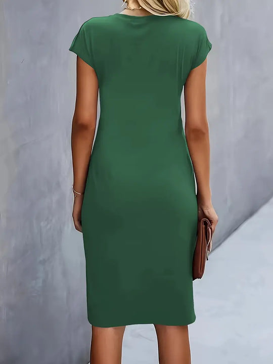Katrien - Flatterende Midi Jurk