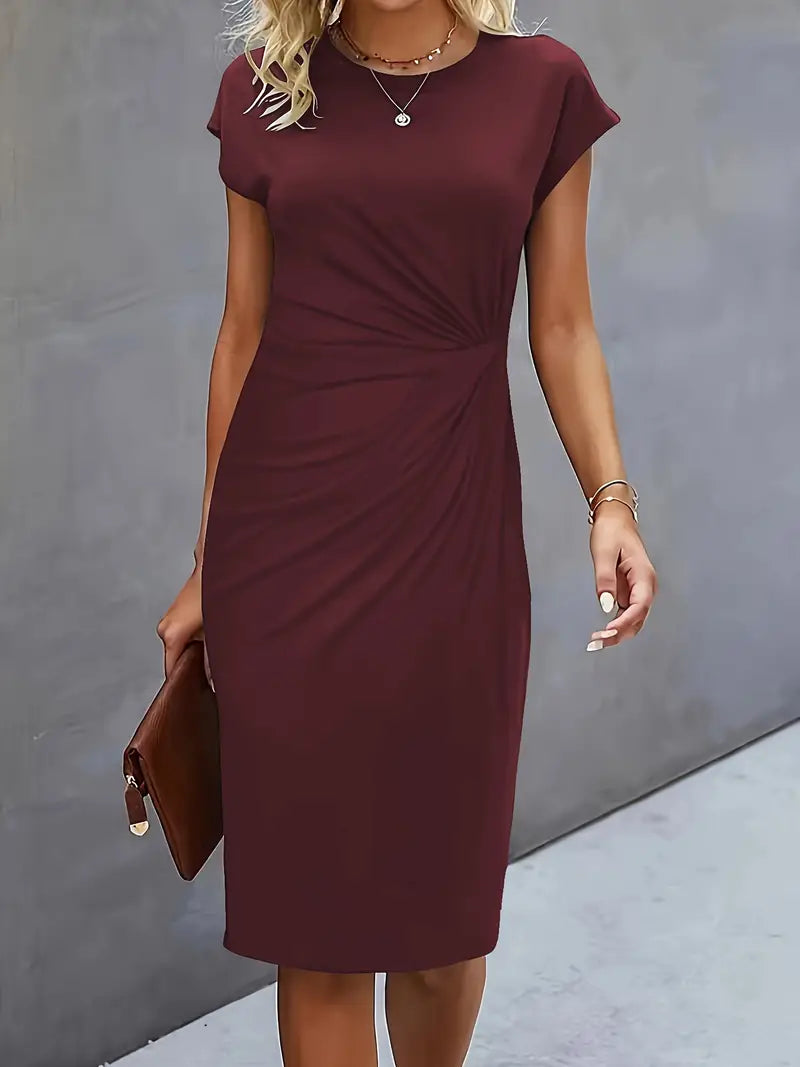 Katrien - Flatterende Midi Jurk