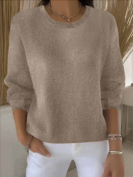 Monica - Flatterende Oversized Fijngebreide Trui