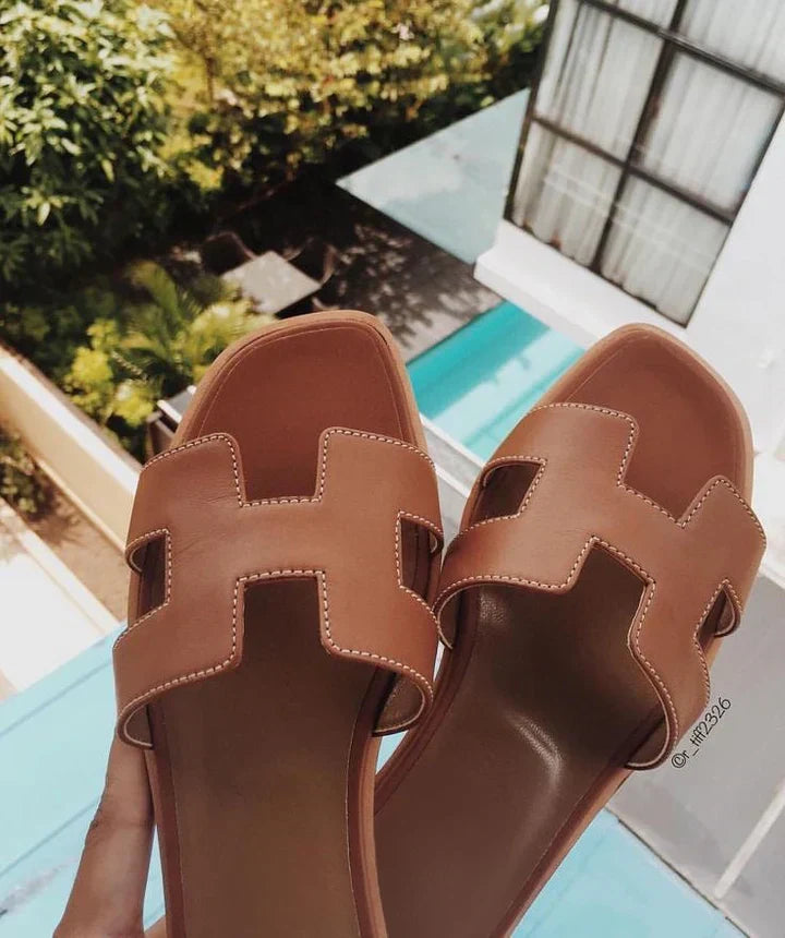 Noor - Sandalen dames leren H-design