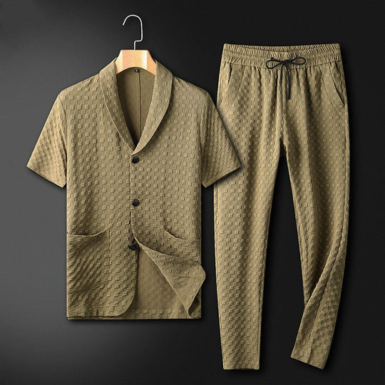 Variant image for Jeroen - Premium Tweedelig Kostuum - Modern - Heren-5