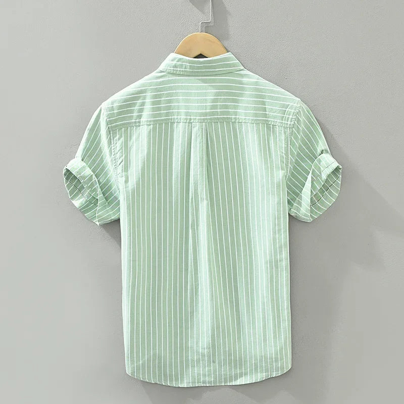 Blaine - Casual Gestreept Overhemd - Tijdloos - Heren-4