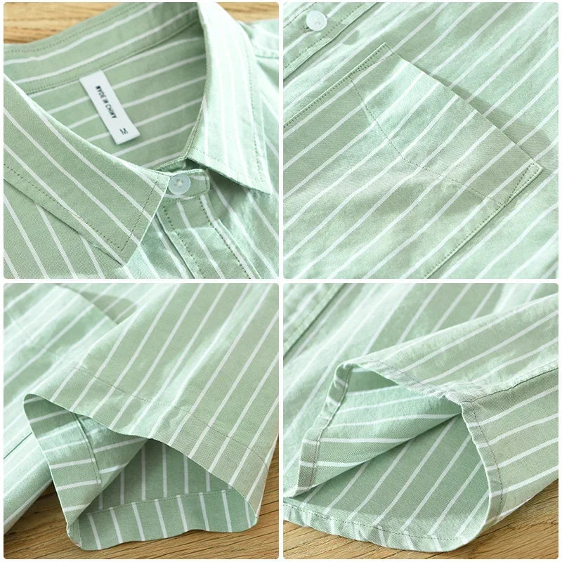 Blaine - Casual Gestreept Overhemd - Tijdloos - Heren-6