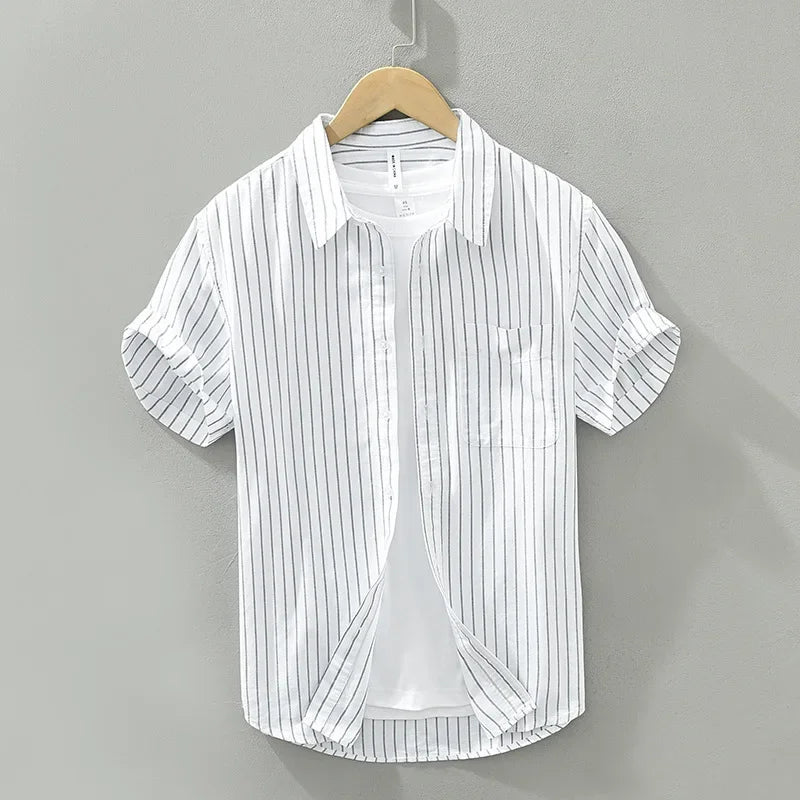 Variant image for Blaine - Casual Gestreept Overhemd - Tijdloos - Heren-19