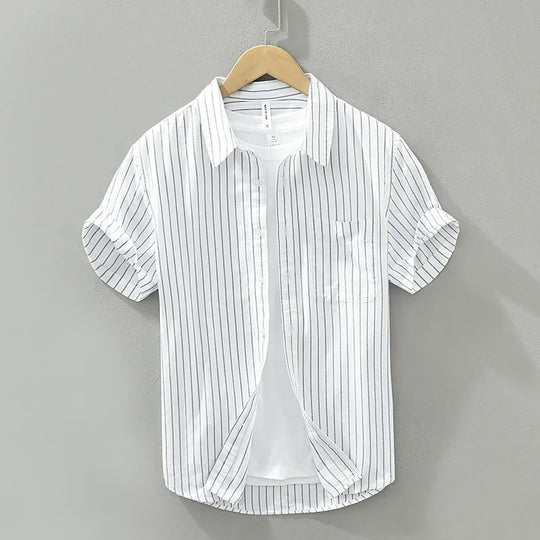 Variant image for Blaine - Casual Gestreept Overhemd - Tijdloos - Heren-19