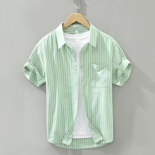 Variant image for Blaine - Casual Gestreept Overhemd - Tijdloos - Heren-13