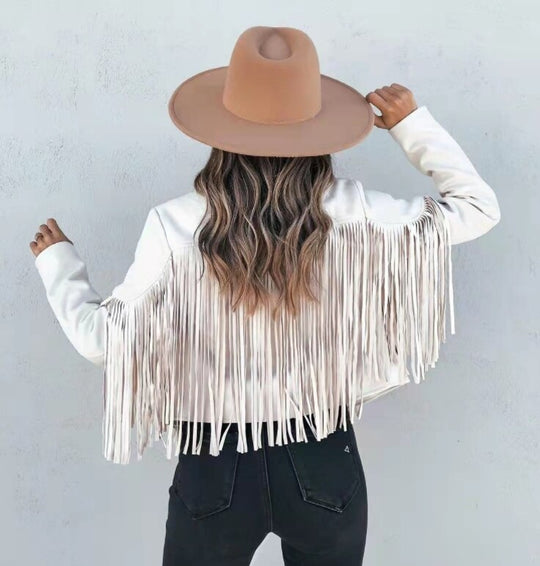 Luna - Western jas dames franjes