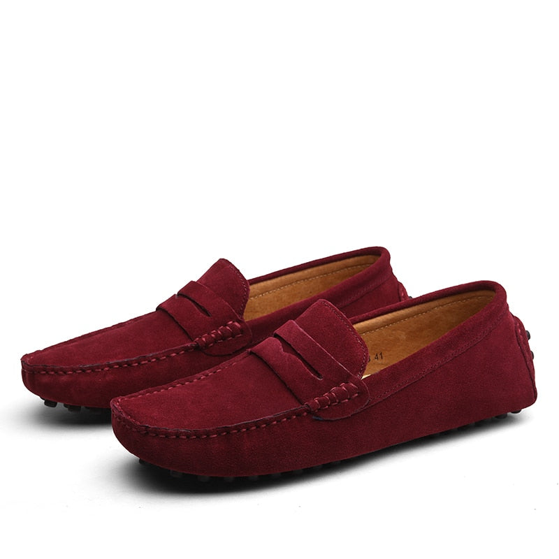 Gio - Italiaanse Suède herenloafers