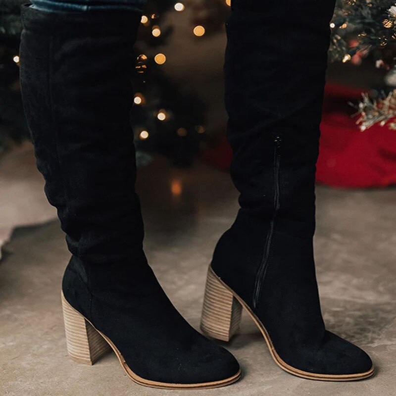 Lora - Dames laarzen Overknee