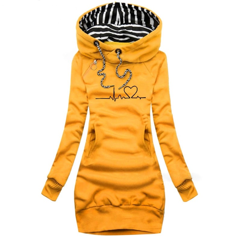 Lotte - Trendy Hoodie Jurk - Comfortabel en Stijlvol - Dames-2