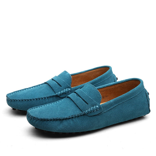 Gio - Italiaanse Suède herenloafers