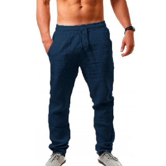 Bram - Linnen broek heren ademend