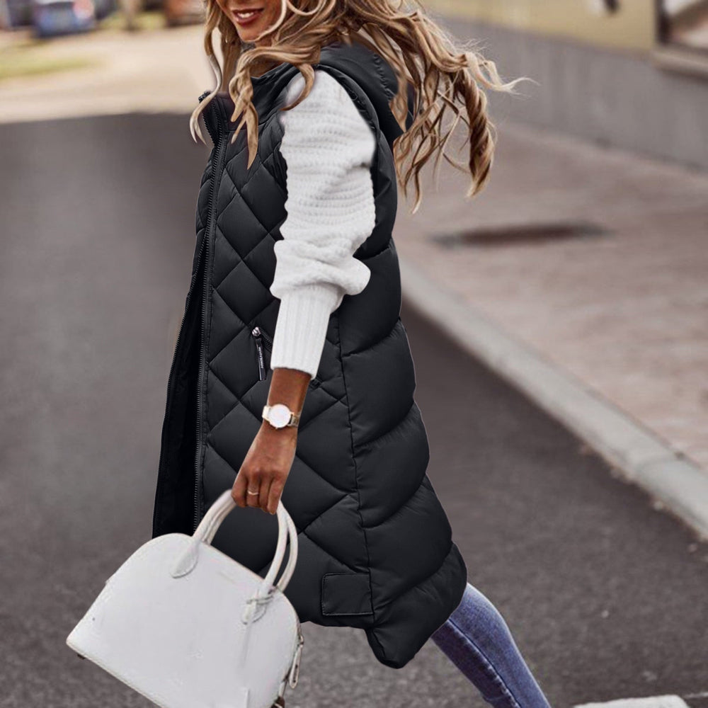 Lina - Bodywarmer dames lang
