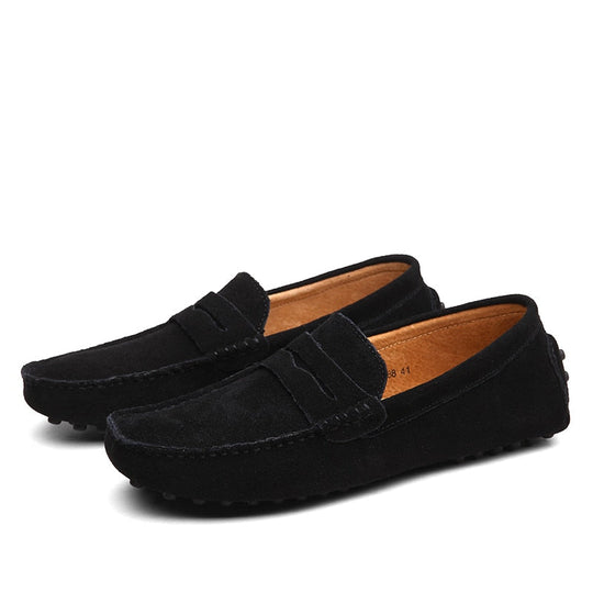 Gio - Italiaanse Suède herenloafers