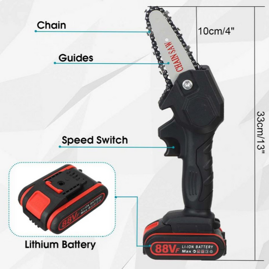 SawPro - Elektrische Accu Kettingzaag