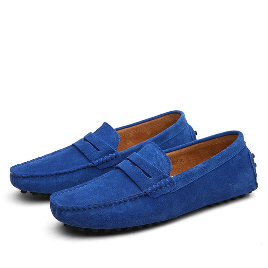 Gio - Italiaanse Suède herenloafers
