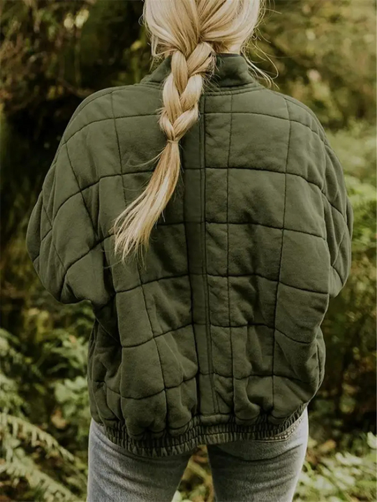 Astrid - Comfortabele Oversized Gewatteerde Winterjas