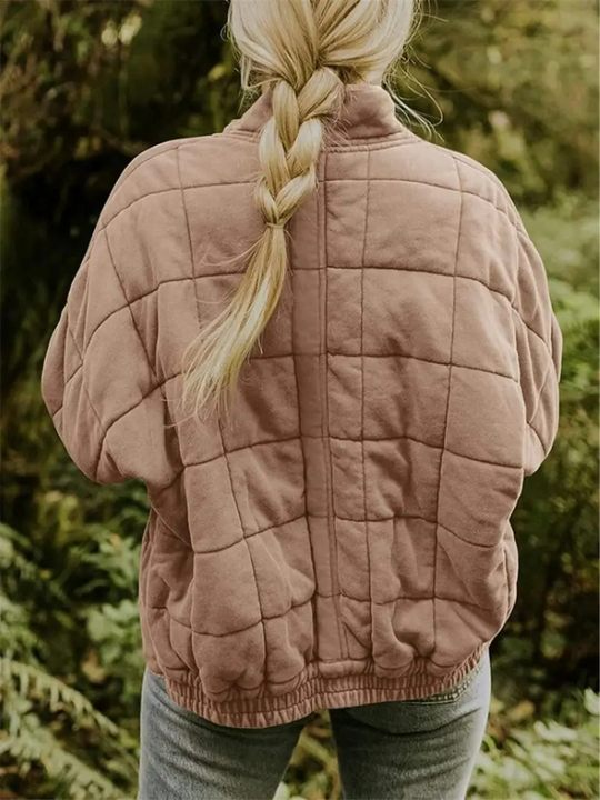 Astrid - Comfortabele Oversized Gewatteerde Winterjas