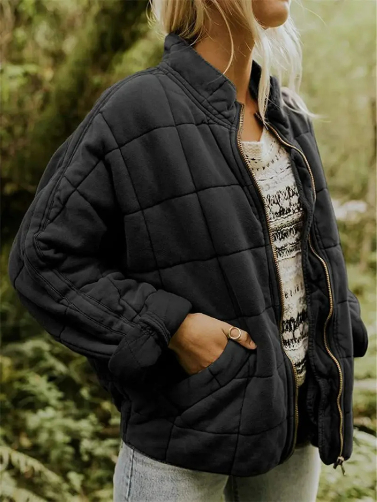 Astrid - Comfortabele Oversized Gewatteerde Winterjas