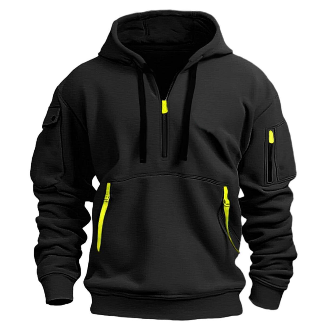 Marco | Casual Sportieve Half Zip Hoodie