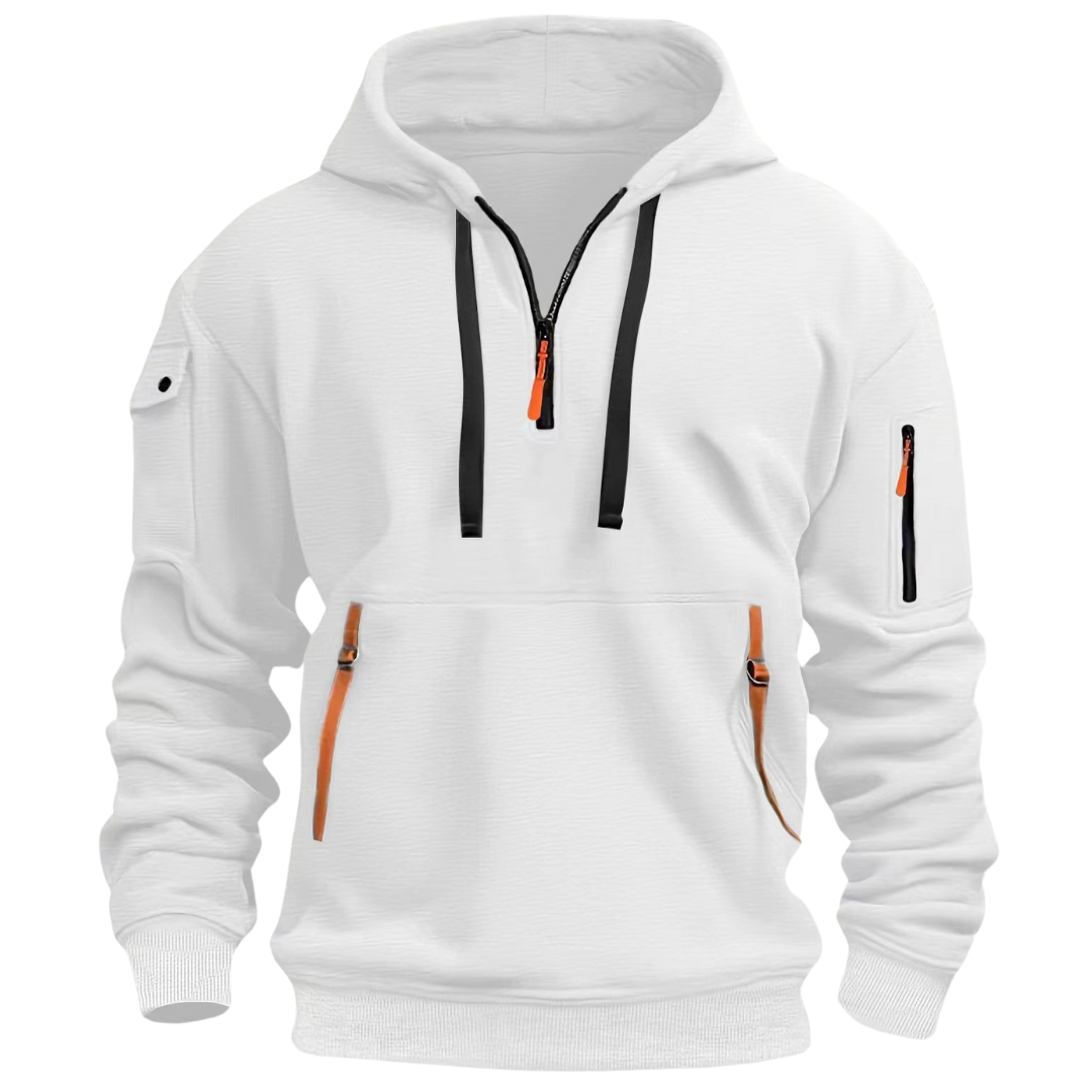 Marco | Casual Sportieve Half Zip Hoodie