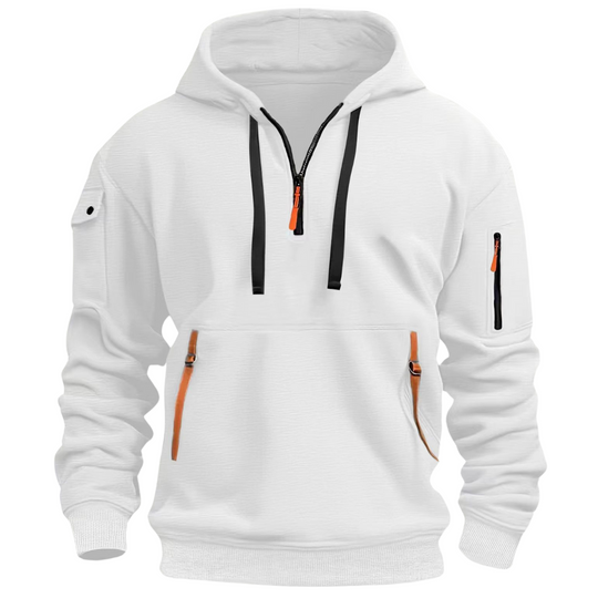 Marco | Casual Sportieve Half Zip Hoodie