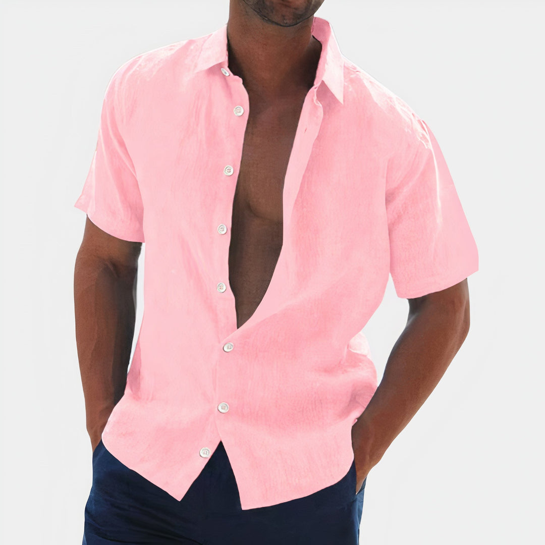 Noah - Linnen Overhemd - Casual - Heren-3