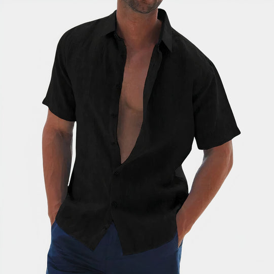 Noah - Linnen Overhemd - Casual - Heren-1