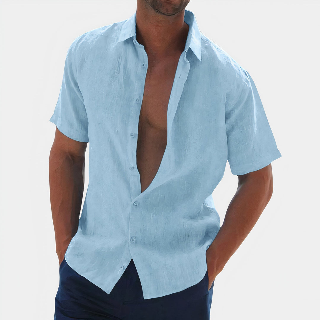 Noah - Linnen Overhemd - Casual - Heren-4