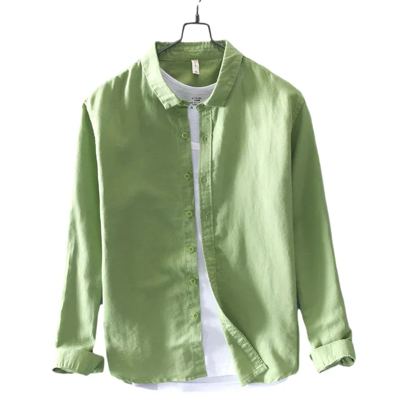 Miles - Linnen Overhemd - Casual - Heren-5