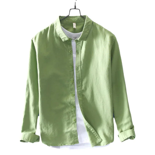 Miles - Linnen Overhemd - Casual - Heren-5