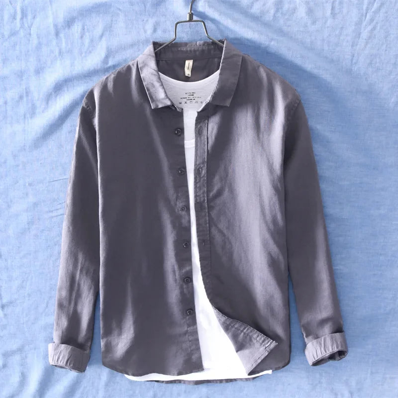 Variant image for Miles - Linnen Overhemd - Casual - Heren-18