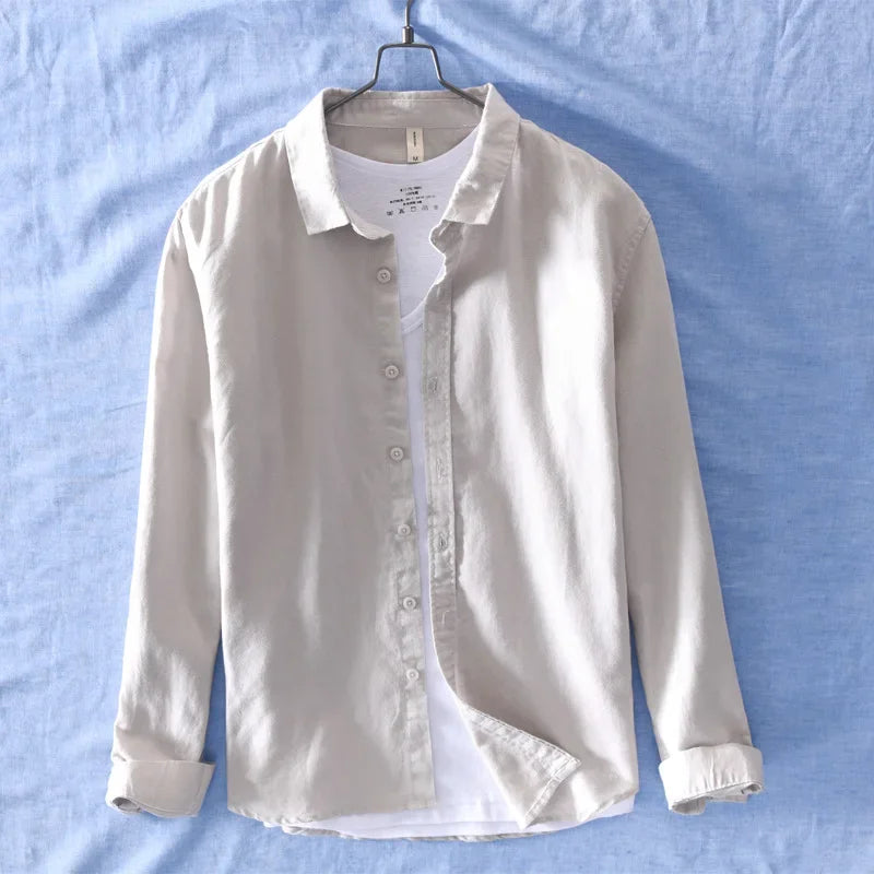 Variant image for Miles - Linnen Overhemd - Casual - Heren-7