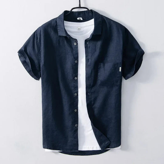 Jeroen - Linnen Overhemd Heren - Casual Stijl - Ademend en Comfortabel-4
