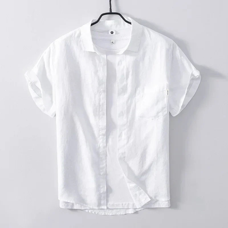 Variant image for Jeroen - Linnen Overhemd Heren - Casual Stijl - Ademend en Comfortabel-7