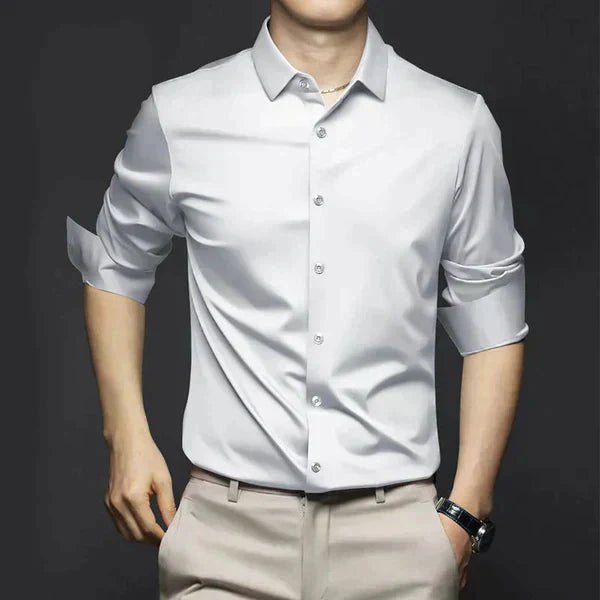 Enzo - Kreukvrij Stretch Overhemd Slim Fit Heren