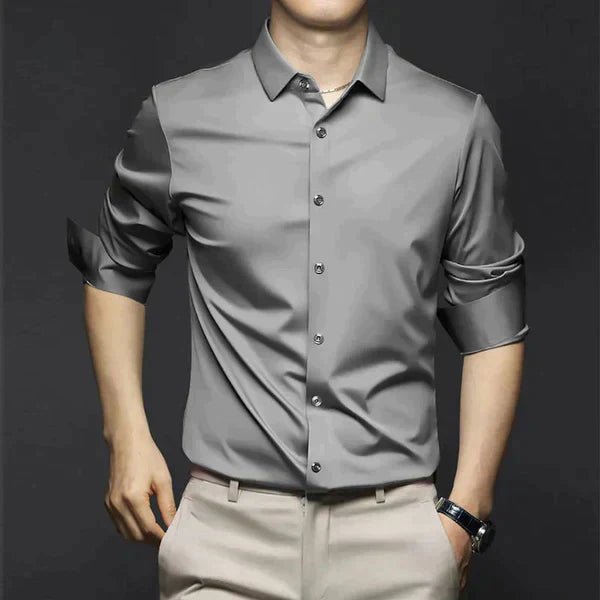 Enzo - Kreukvrij Stretch Overhemd Slim Fit Heren