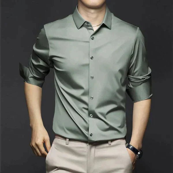 Enzo - Kreukvrij Stretch Overhemd Slim Fit Heren