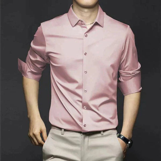Enzo - Kreukvrij Stretch Overhemd Slim Fit Heren
