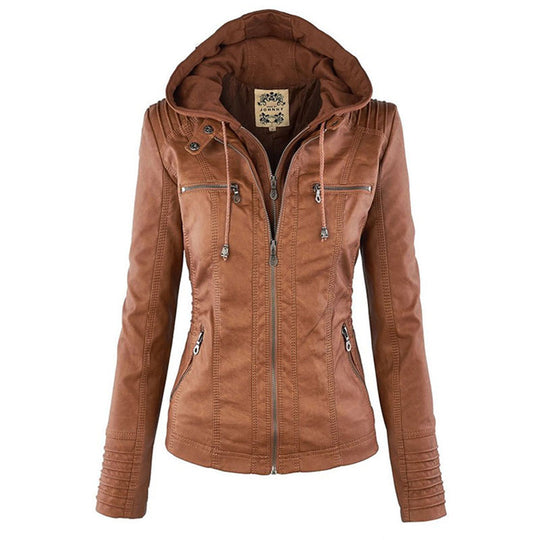 Mila - Leren jas dames herfst