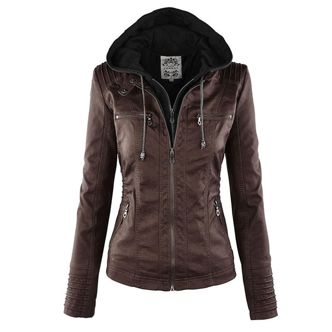 Mila - Leren jas dames herfst
