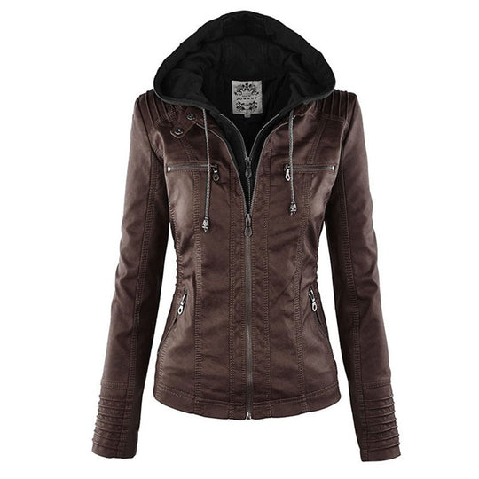 Mila - Leren jas dames herfst