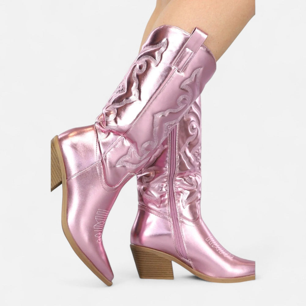 Sanne - Cowboylaarzen dames hoog