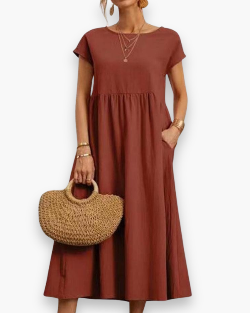 Elegante zomerjurk voor dames | Comfortabel en losvallend
