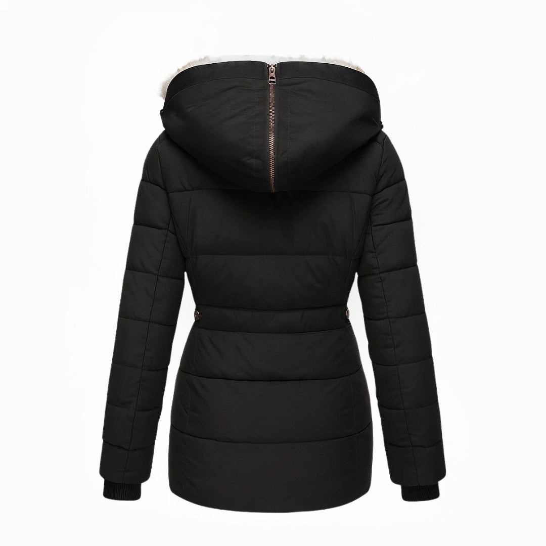 Grace | Elegante Lange Warme Winterjas