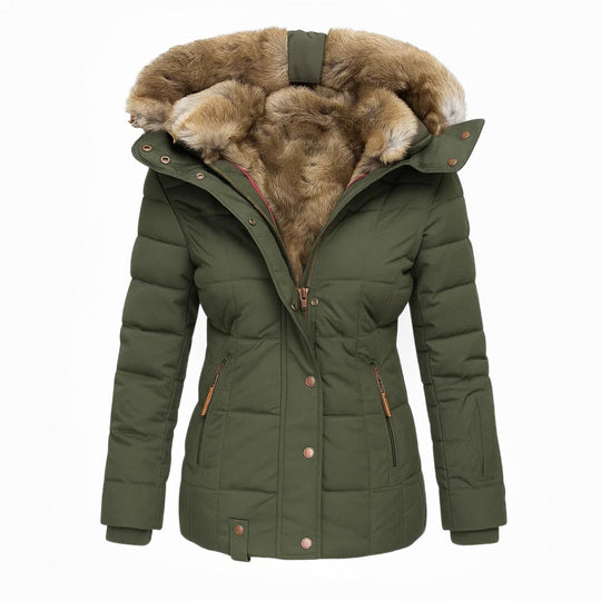 Grace | Elegante Lange Warme Winterjas