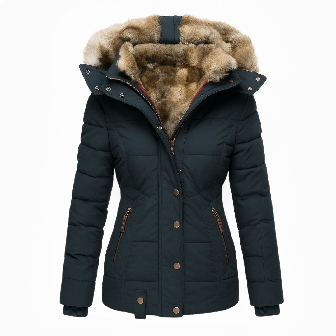 Grace | Elegante Lange Warme Winterjas
