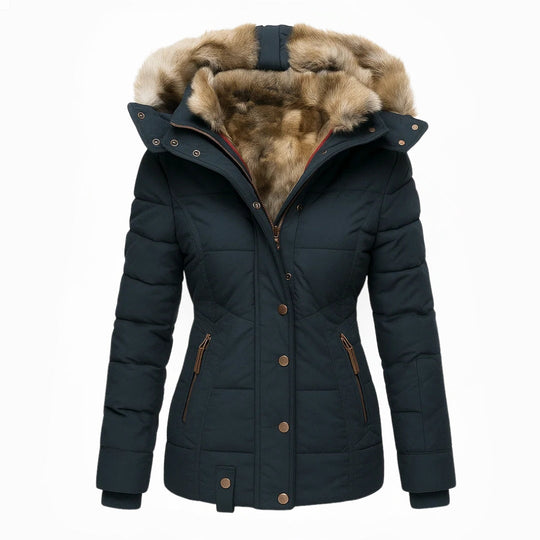Grace | Elegante Lange Warme Winterjas